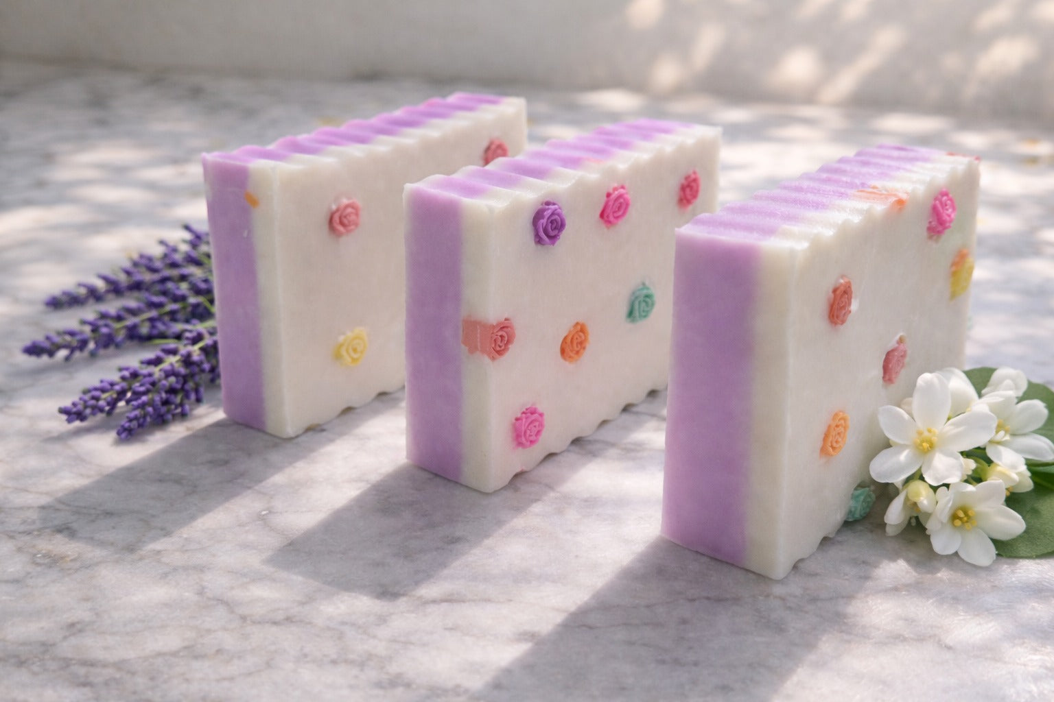 Lavender & Jasmine Soap – Calming Floral Bar with Shea Butter