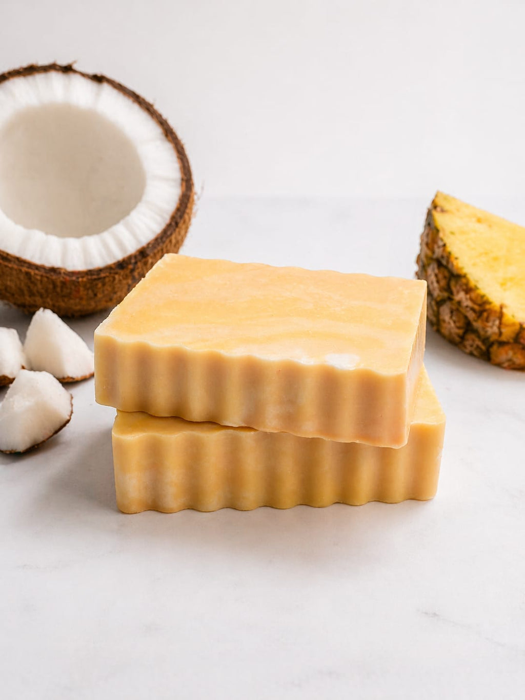 Coconut Milk & Pineapple Soap – Brightening Tropical Bar