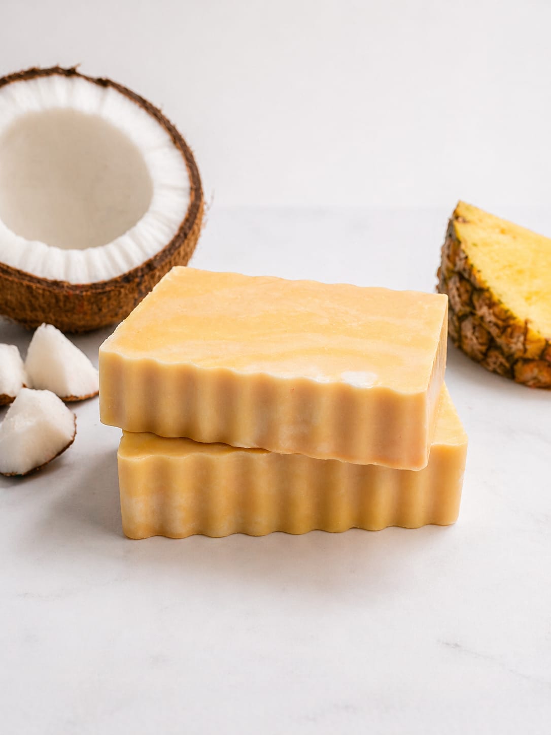 Coconut Milk & Pineapple Soap – Brightening Tropical Bar